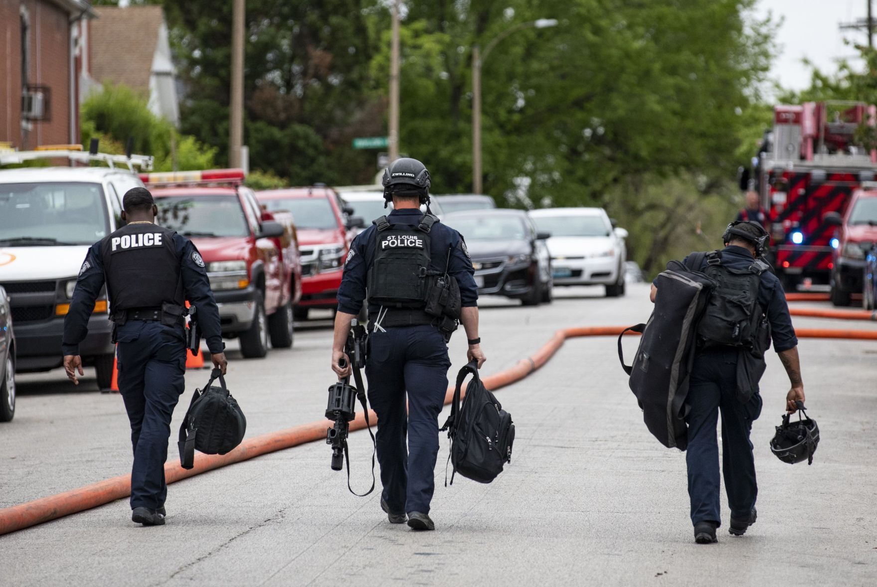 Firemen threatened with knife during rescue attempt